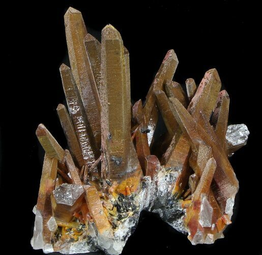 Quartz Crystals With Hematite - Jinlong Hill, China #35946